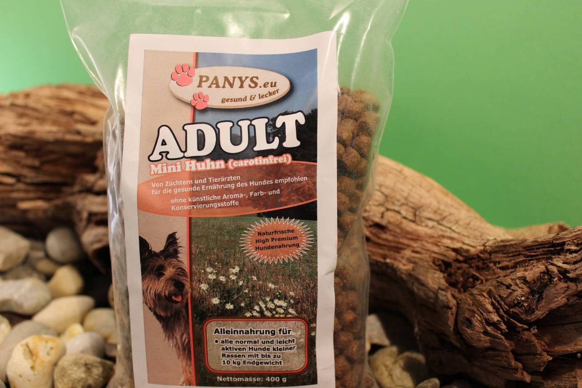 Adult Mini Huhn-karotinfrei Testangebot 2 x 400g zum Preis von 1
